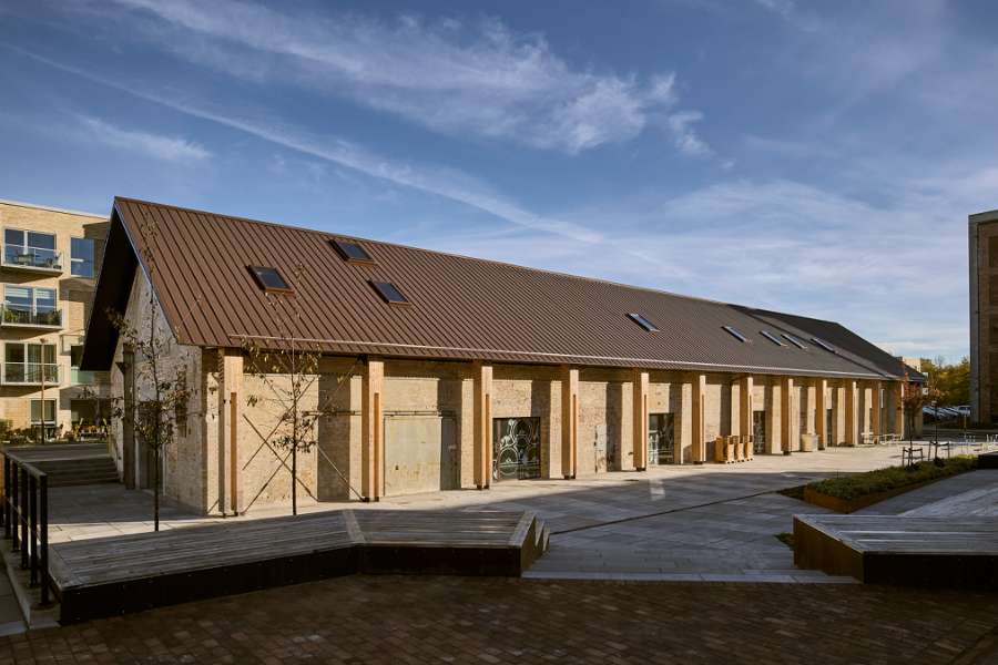 Altes Gebäude erhält eine neue „Hülle“ in Dalum Papierfabrik, Dalum Papirfabrik, Dalumvej 116, 5250 Odense, Dänemark